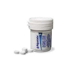 Aquatabs Water Purification Tablets (397mg, 100 Pack). Water Filtration System